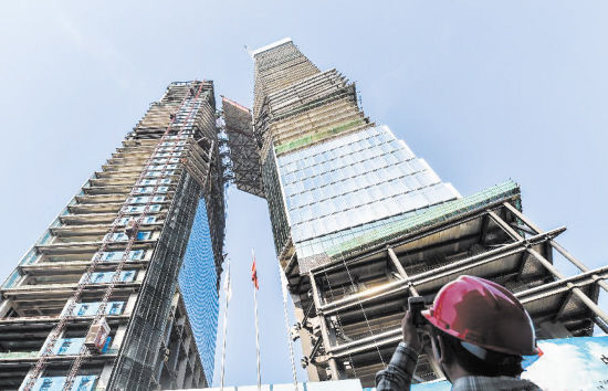 深圳中建钢构大厦项目首次采用橡胶软接头